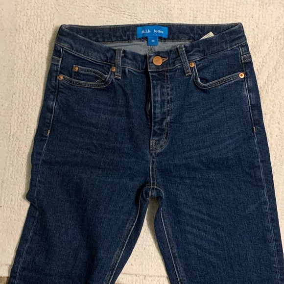 Anthro M.i.H straight leg High Waisted Jeans - Picture 3 of 7